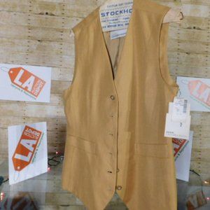 Dana Buchman Vest gold
